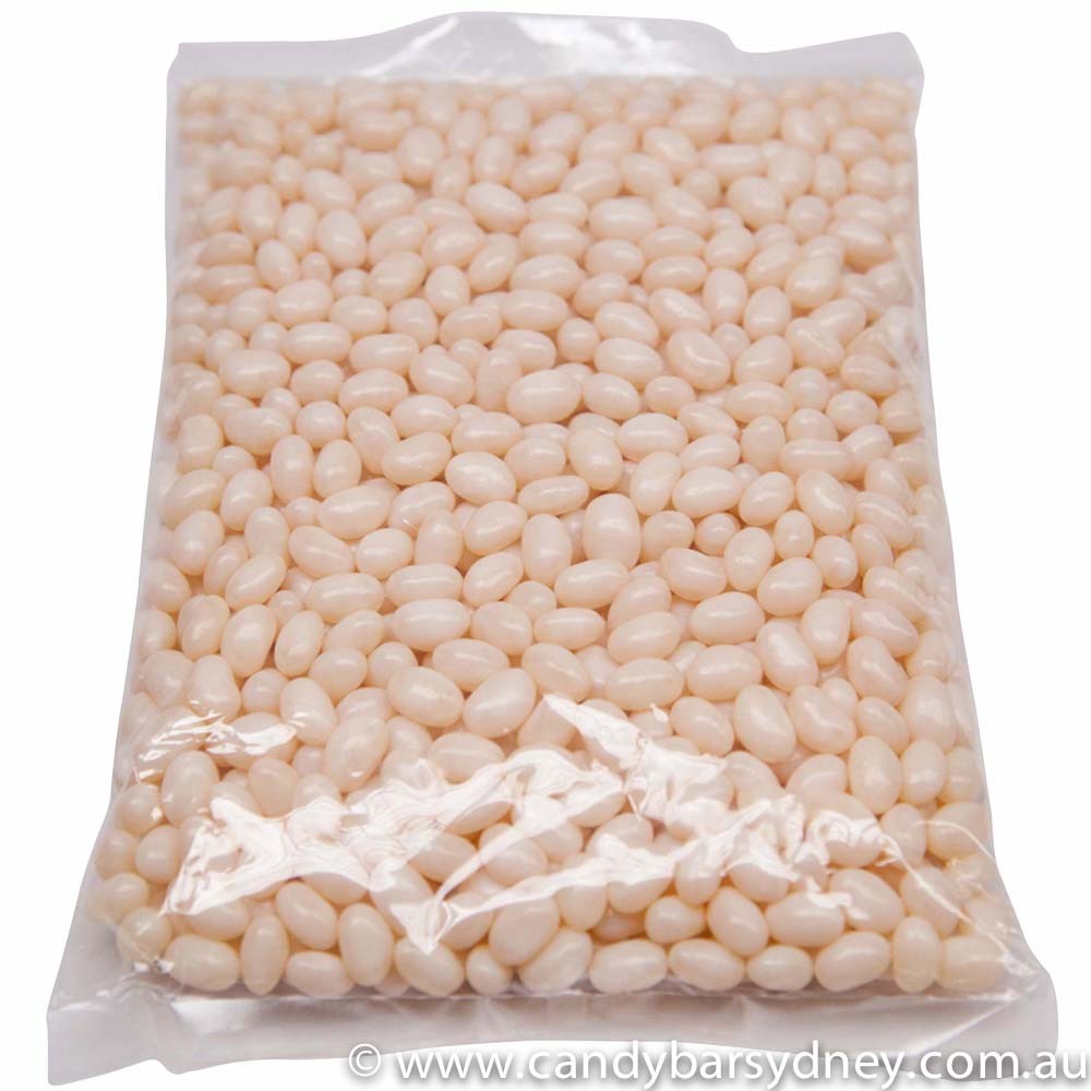 White Mini Jelly Beans 1kg - 12kg